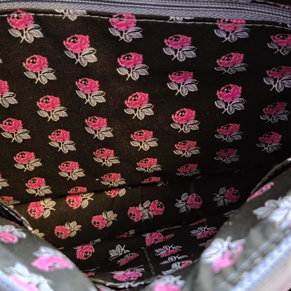 Vera Bradley Light Blue Quilted Shoulder Bag - Picture 5 of 7
